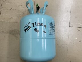 市販のヘリウムガスタンクの処理方法